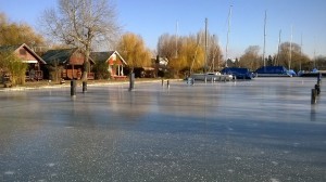 tükörsima jégen